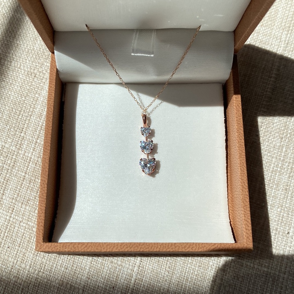 Three Heart Necklace